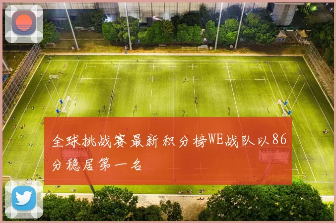 全球挑战赛最新积分榜WE战队以86分稳居第一名