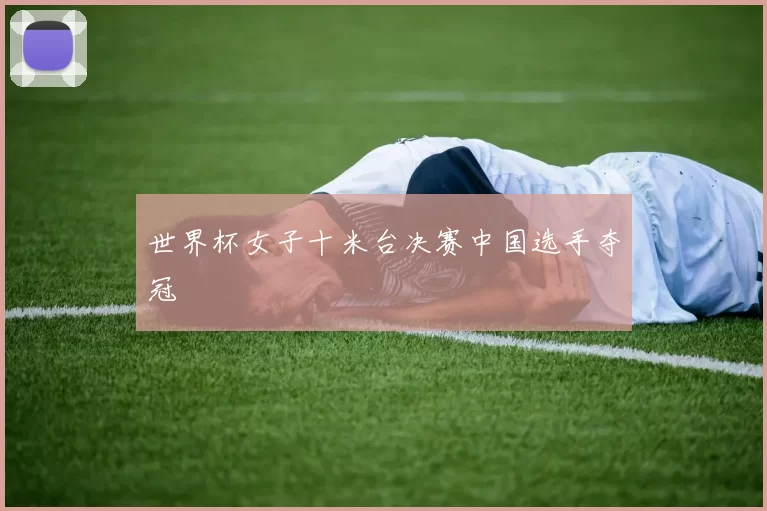 世界杯女子十米台决赛中国选手夺冠
