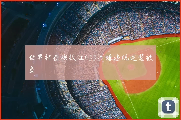 世界杯在线投注app涉嫌违规运营被查